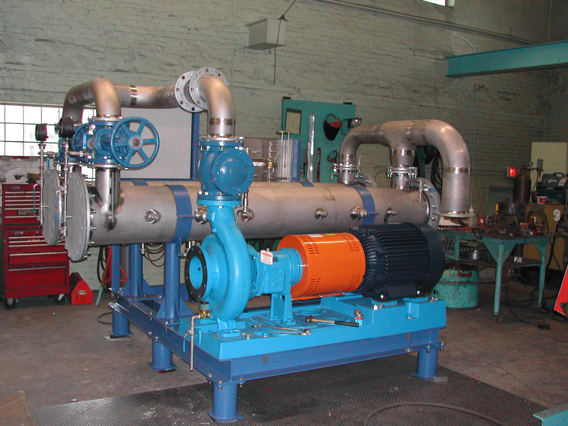 Saturation Vessel & Pump Skid — Industrial Client